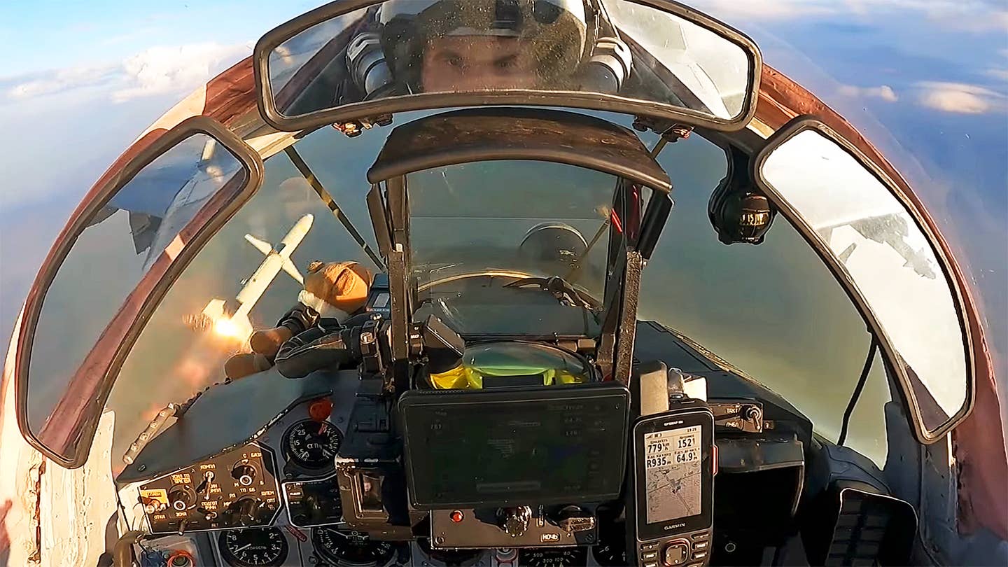 Ukraine’s MiG-29s Shown Firing U.S. AGM-88 Missiles In Stunning Cockpit Video