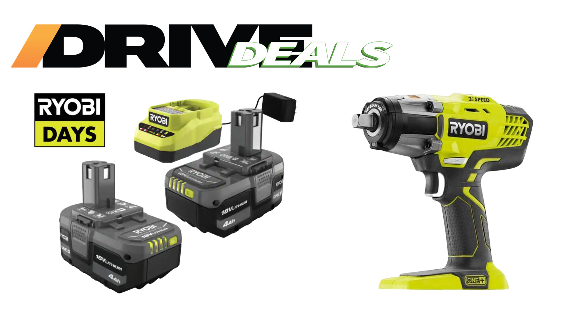 Home Depot’s Ryobi Days Sale is Back The Drive