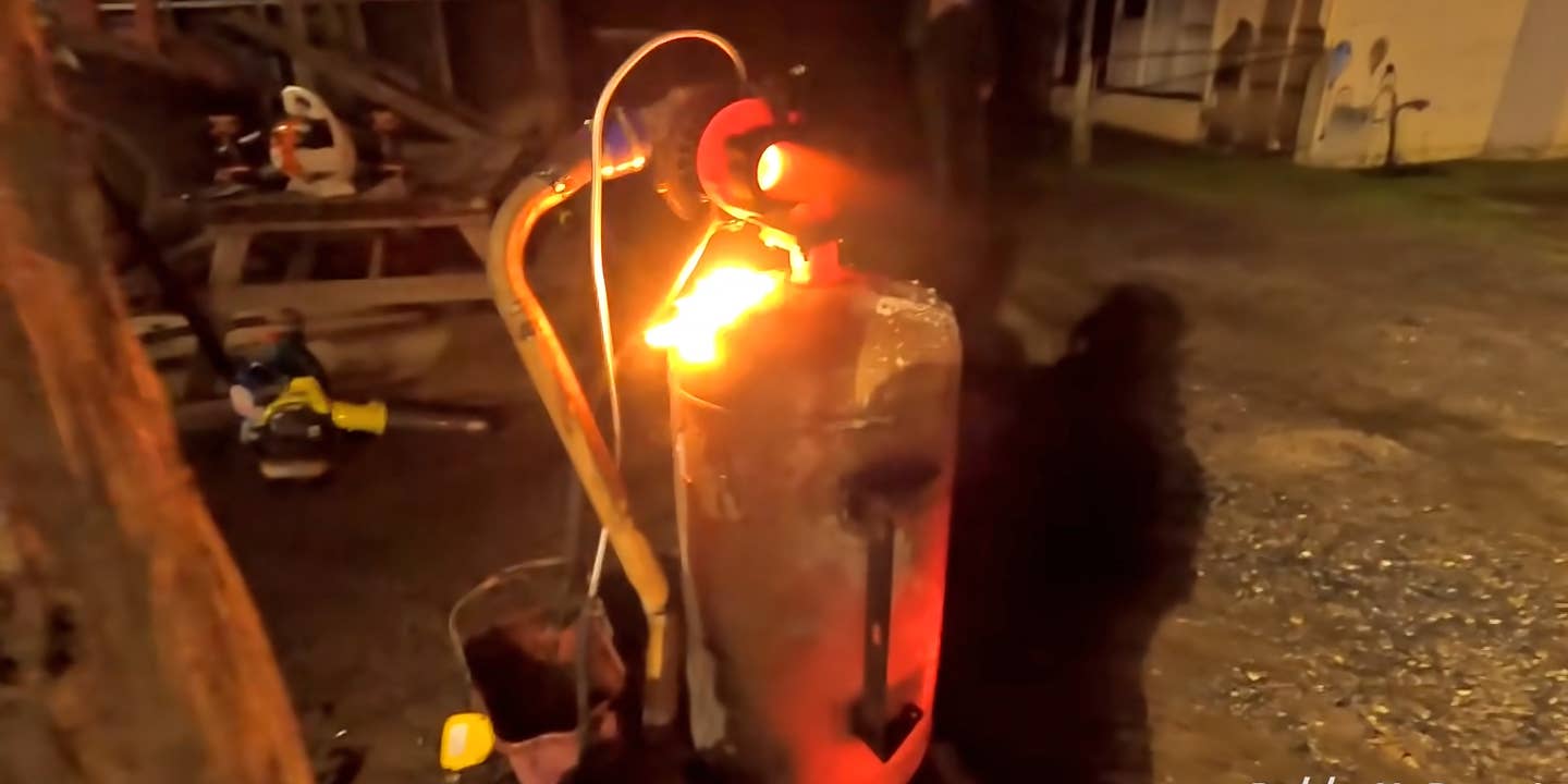 This Homebuilt Wood-Powered Turbojet is Real and Incredibly Dangerous