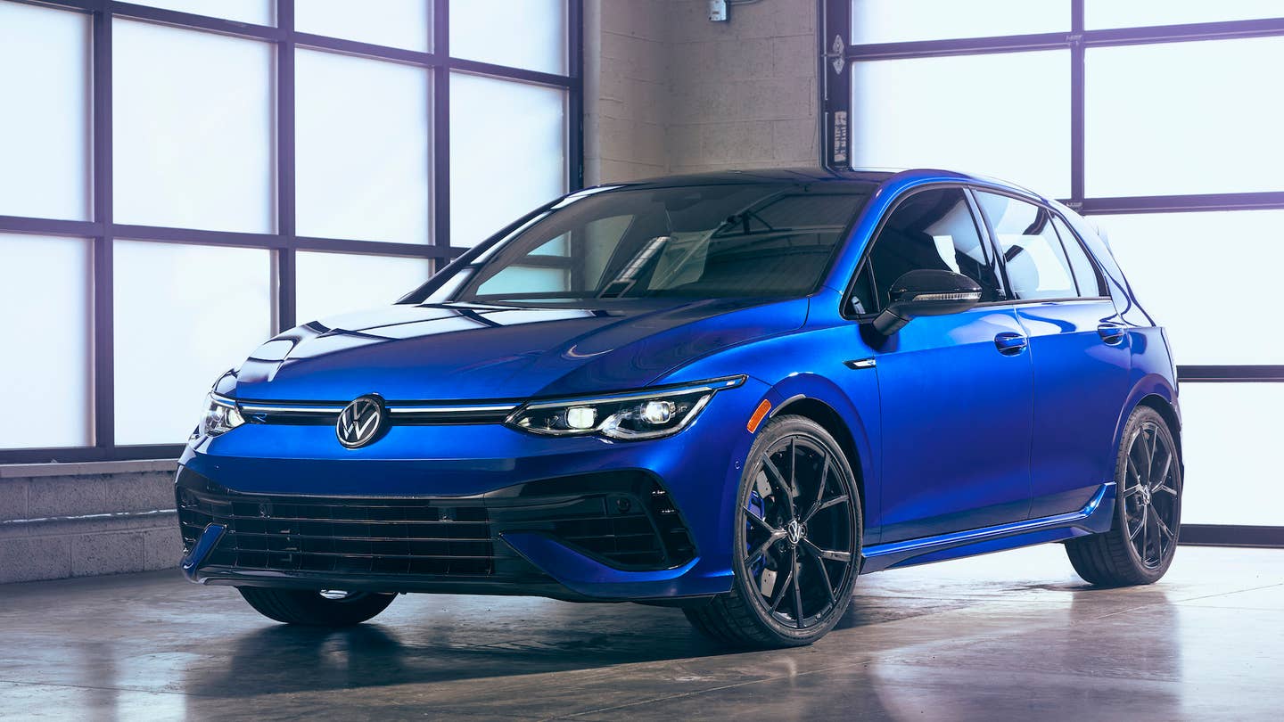 2023 Volkswagen Golf R 20th Anniversary Edition: Black Wheels, No Sunroof, Real Carbon