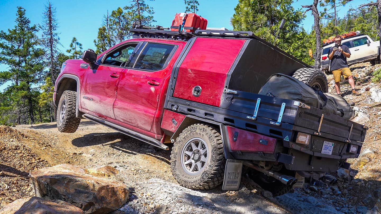 Tackling an Oregon Trail in Overland Expo’s Built GMC Sierra AT4X Show Truck