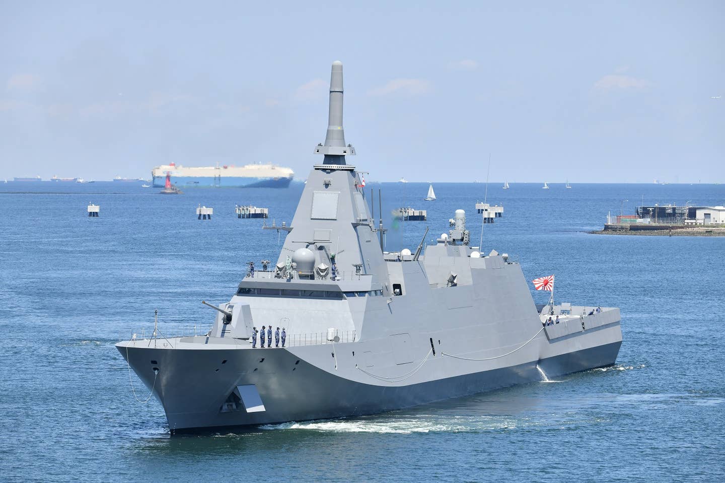 <em>Mogami</em>, the lead ship of a new class of small-size multi-mission ‘destroyers.’ <em>Japan Ministry of Defense</em>