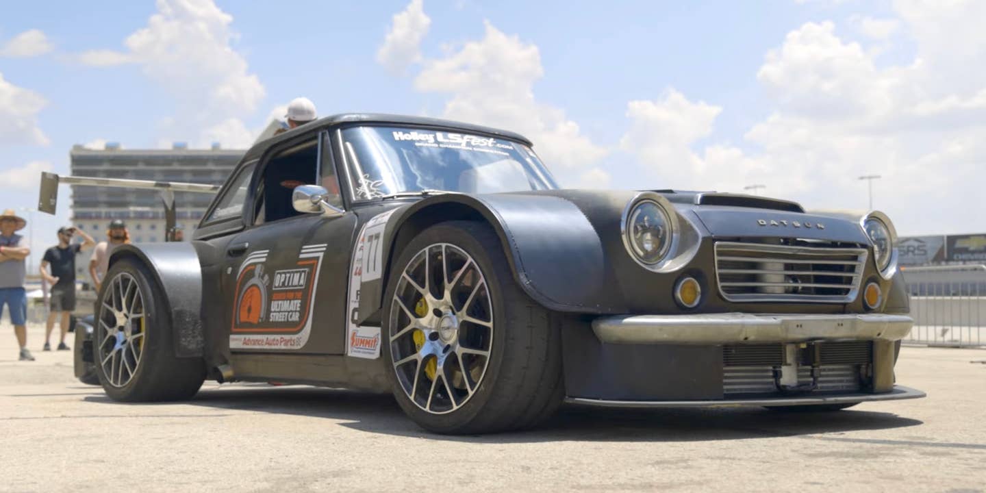 This ‘Dirty Datsun’ 2000’s Secret Is a Tube Frame and Turbo Chevy Corvette Power