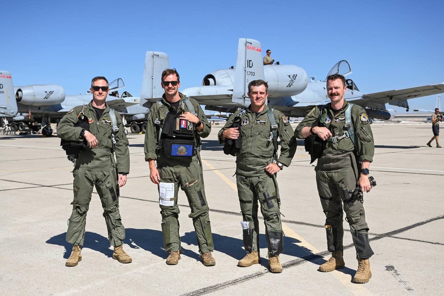 The 190th Fighter Squadron, having won this aerial warfighter skills competition three times since its inception in 2000, is back on their home turf defending the title. <em>Credit: U.S. Air Force photo by Staff Sergeant Joseph R. Morgan</em>