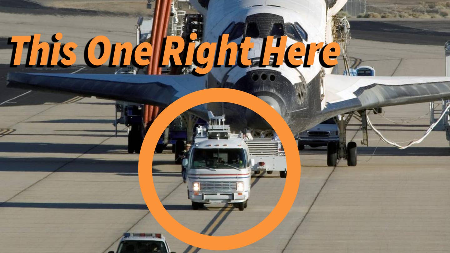 Someone Bought The Space Shuttle Convoy Command Van From a Government Surplus Auction