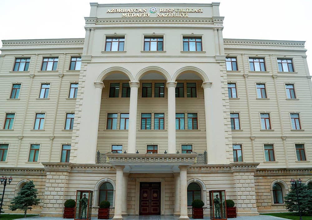 The Azerbaijan Defense Ministry. (Azerbaijan Defense Ministry photo)