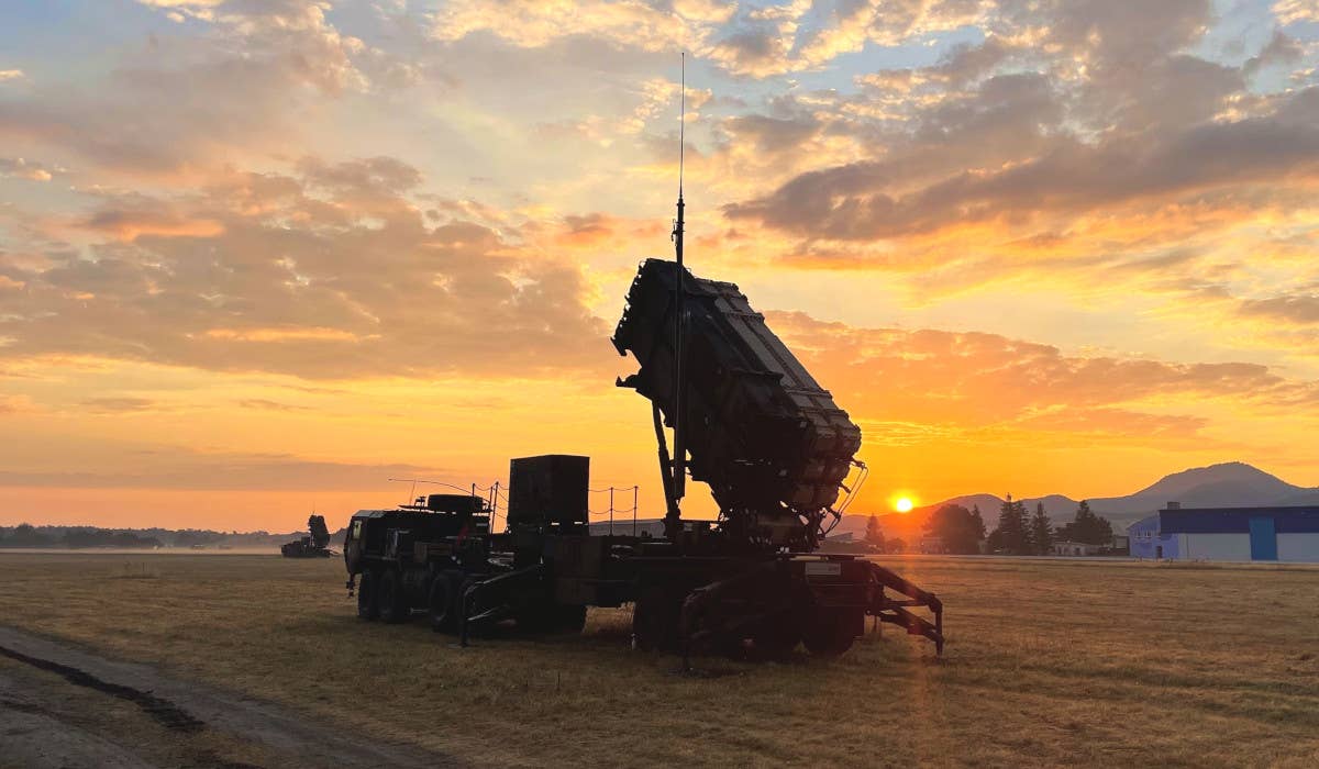 Elements of a US Army Patriot surface-to-air missile battery deployed to Slovakia as part of efforts to bolster the alliance's force posture in light of the conflict in Ukraine. <em>US Army / 2nd Lt. Emily Park</em>