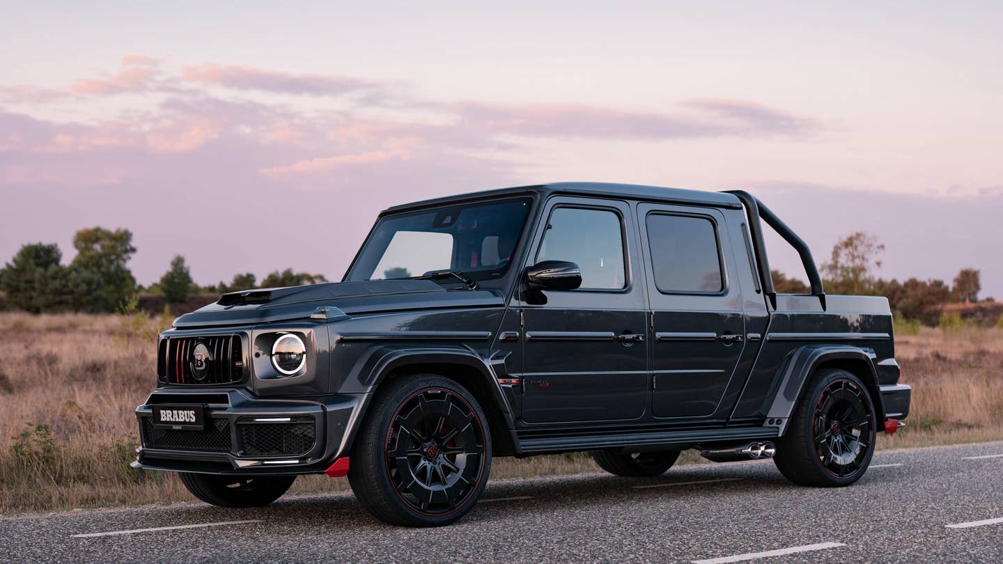 Brabus Is Now Making Lowered Mercedes G-Wagen Pickups With 900 HP
