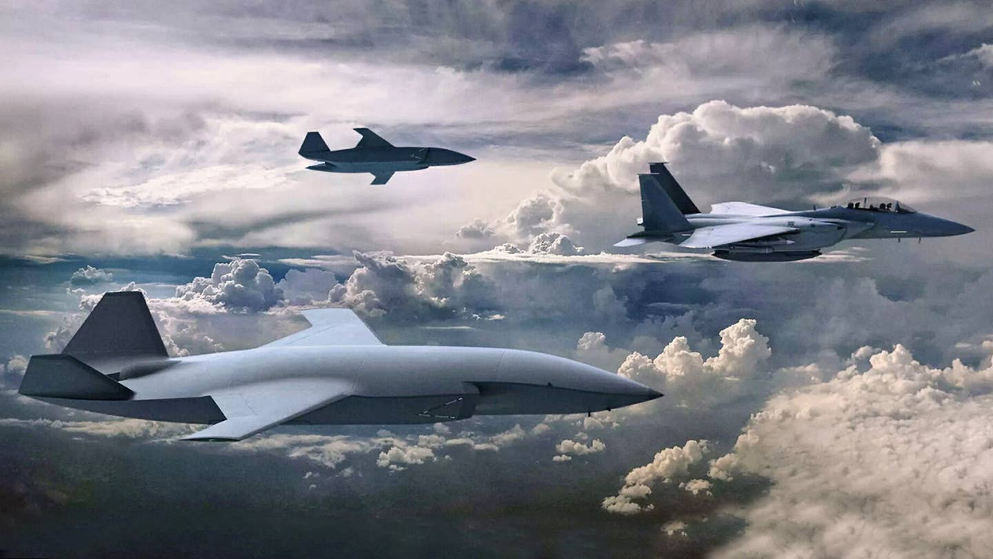 CCA will also provide unmanned collaborative aircraft for existing 4th and 5th generation fighters. (Boeing)