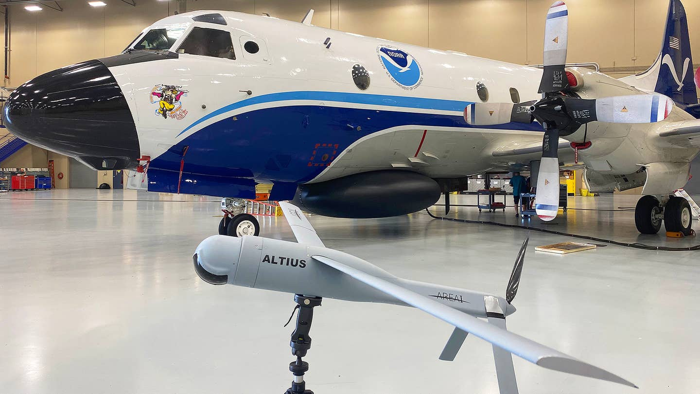Hurricane Hunter P-3 Launched New Low Flying Drone Into Ian