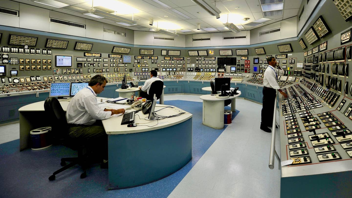 View of the control room