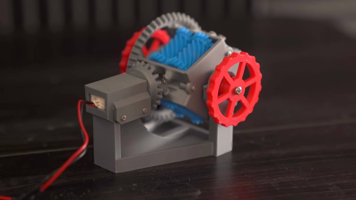 Let This 3D-Printed Mechanical LSD Show How Gears Find Traction on Their Own