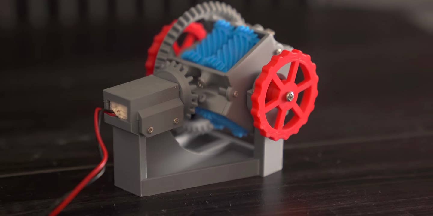 Let This 3D-Printed Mechanical LSD Show How Gears Find Traction on Their Own