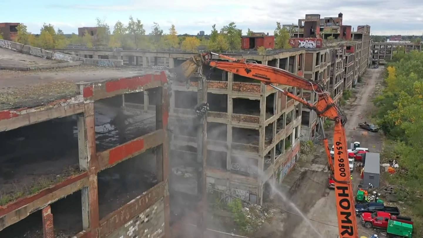 Detroit’s Iconic Abandoned Packard Plant Is Finally Being Demolished