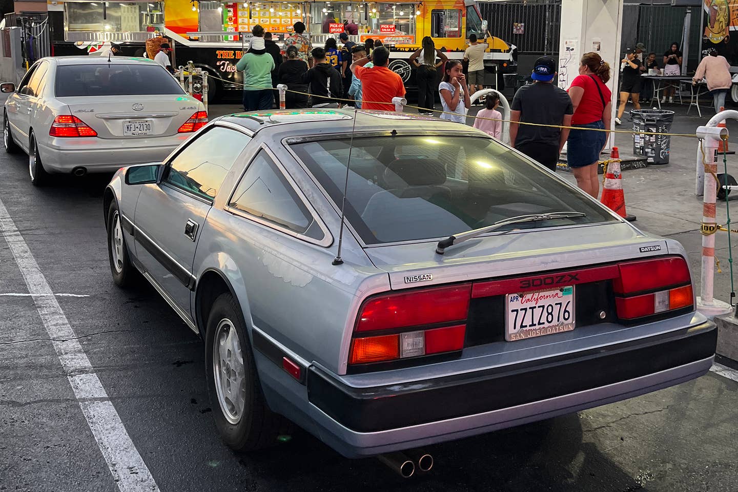 My Z's spent a lot of time at this Sinclair gas station, waiting while I snarfed down al pastor from one of my favorite West LA taco trucks. <em>Andrew P. Collins</em>