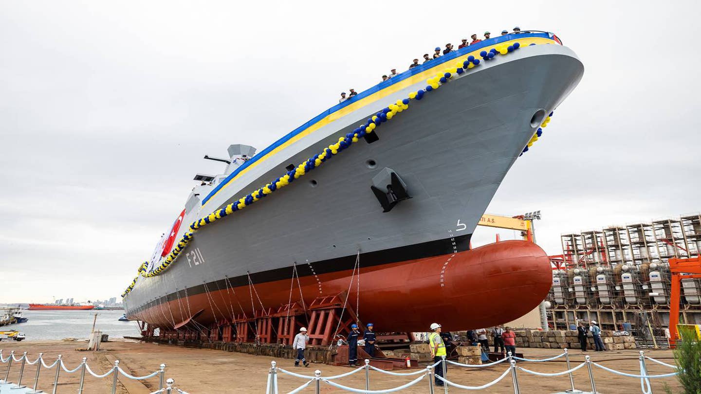 Turkey Launches 326-Foot Warship For Ukraine, Won’t Arrive Until 2024