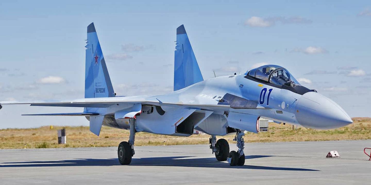 Russian Aggressor Squadron Gets Its First Su-35S Fighter Jets