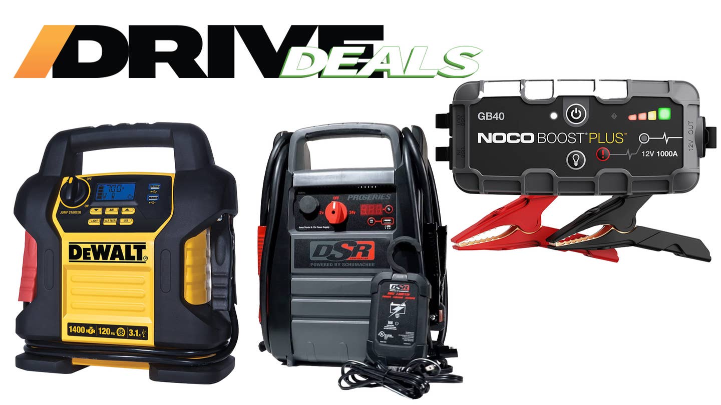 Jump-Starters From Noco, Schumacher, and DeWalt Are All On Sale