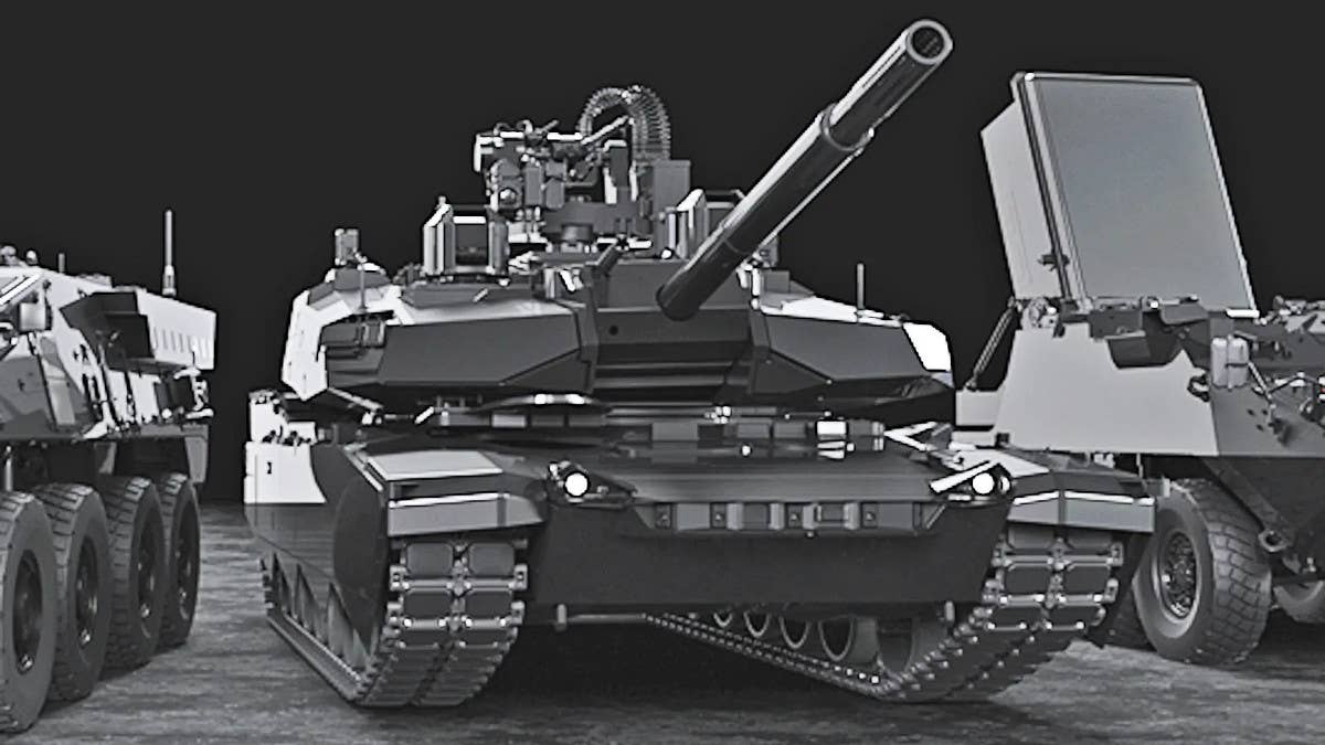 A rendering of the AbramsX. <em>General Dynamics Land Systems</em>