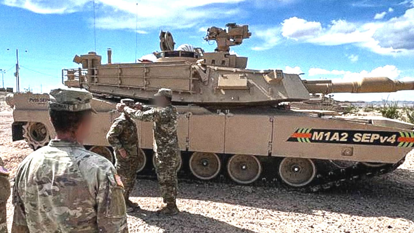 Our First Look At The Army&#8217;s Upgraded M1A2 SEPv4 Abrams Tank