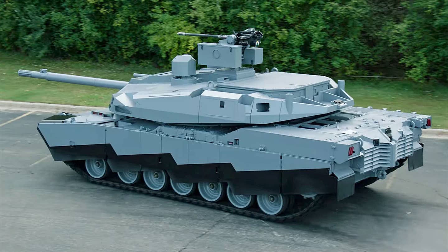 AbramsX on the move. (General Dynamics video screencap)