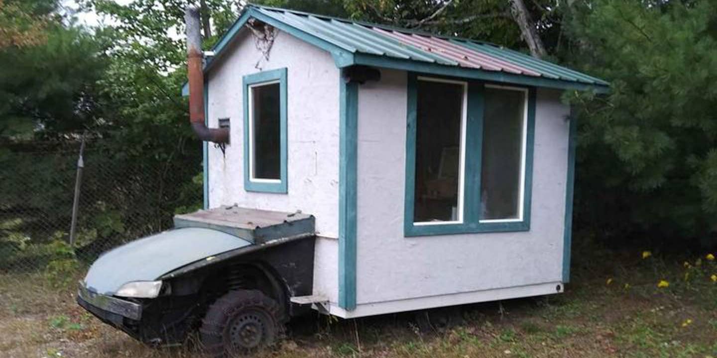 Shack Up In This Chevy Cavalier Ice Shack Conversion