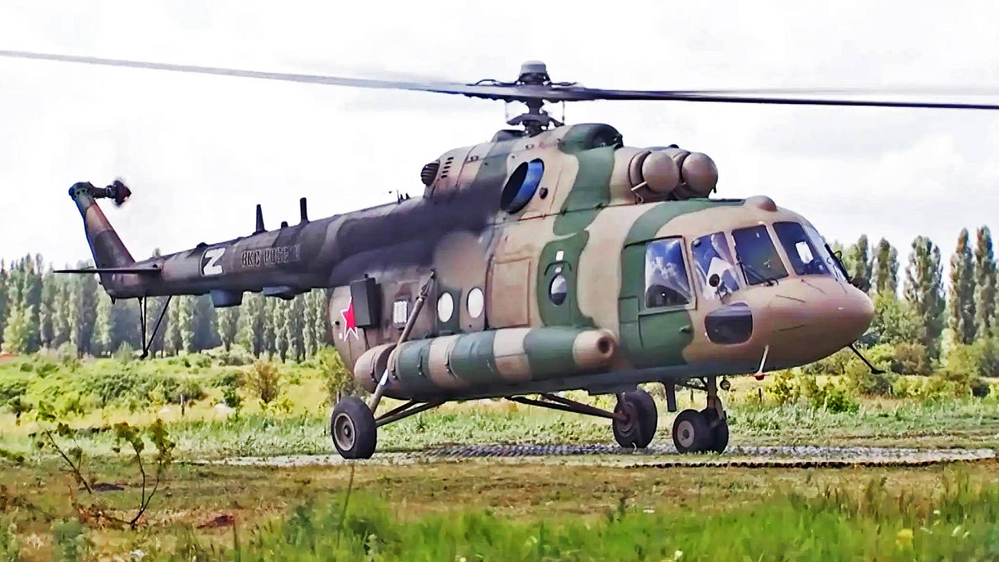 Ukraine electronic warfare helicopter