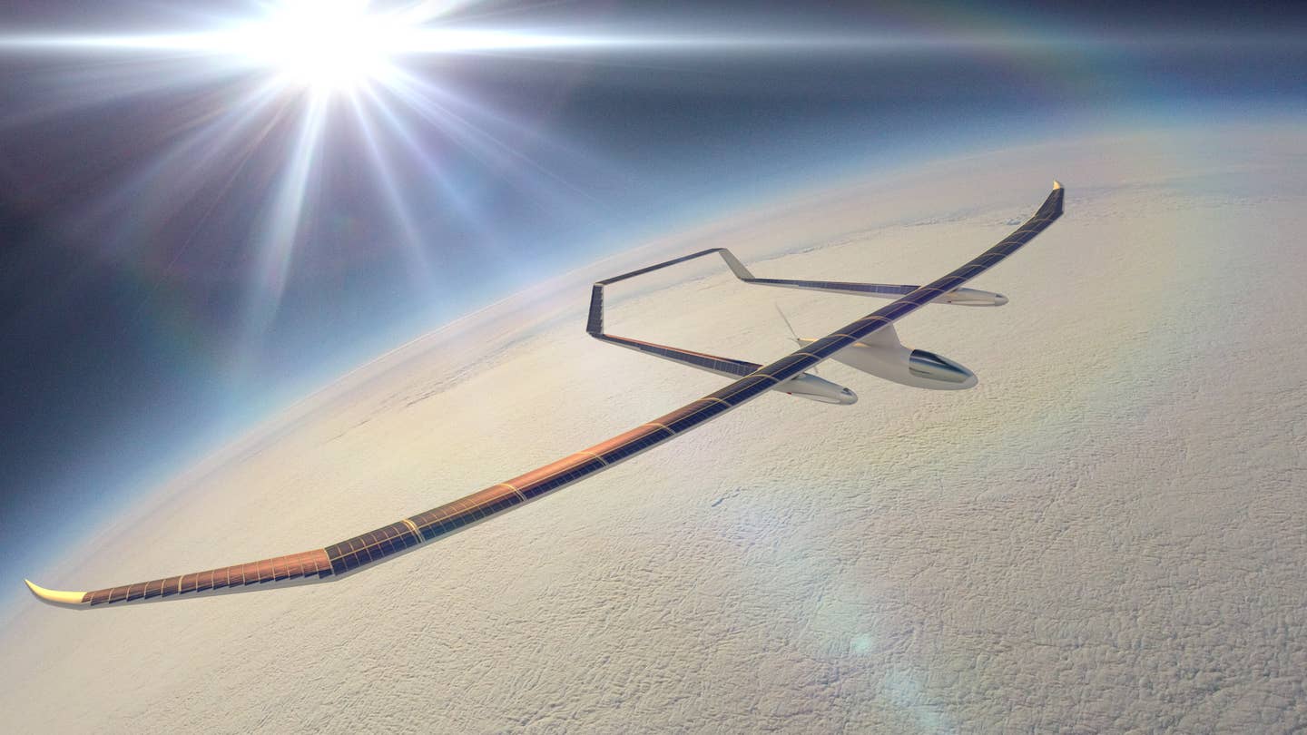 Solar Flight's SUNSTAR is one example of a solar-powered glider that could provide ISR capabilities over broad areas in a highly efficient manner. (Solar Flight)
