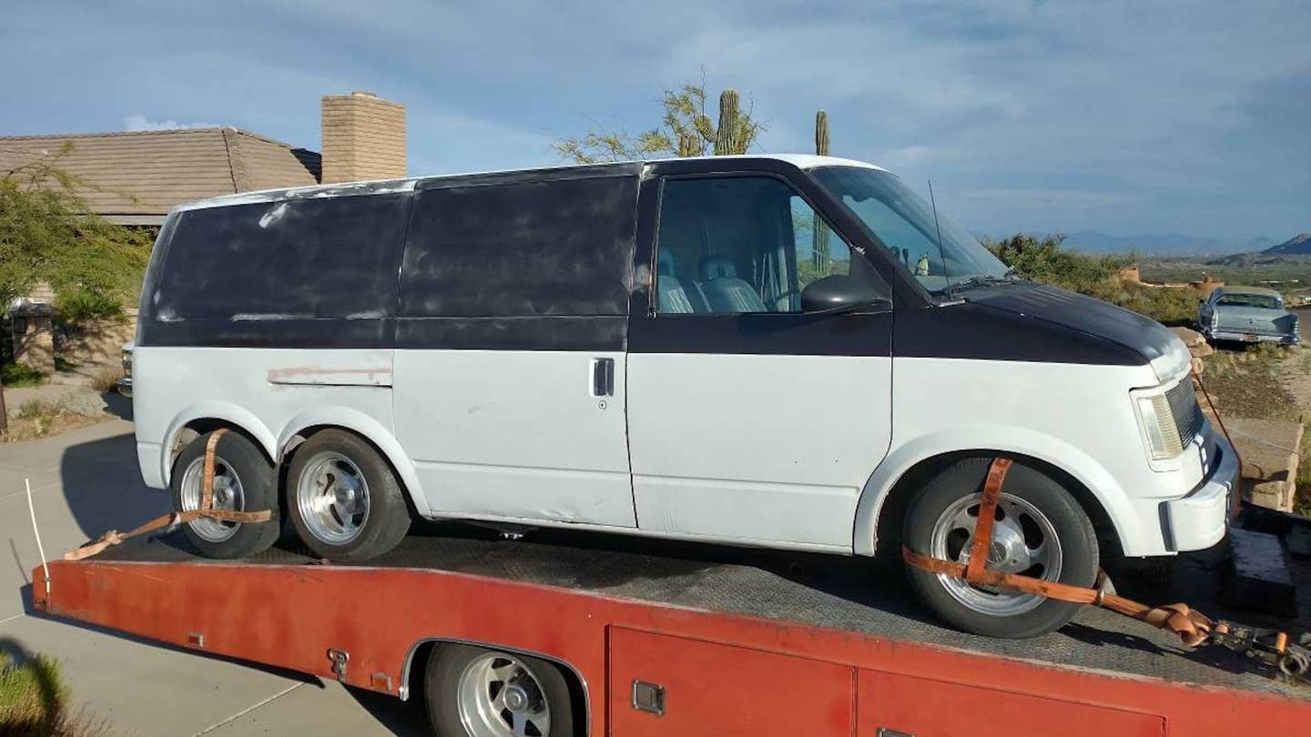 Think of All the Potential In This 6-Wheel 1985 Chevy Astro Van for Sale