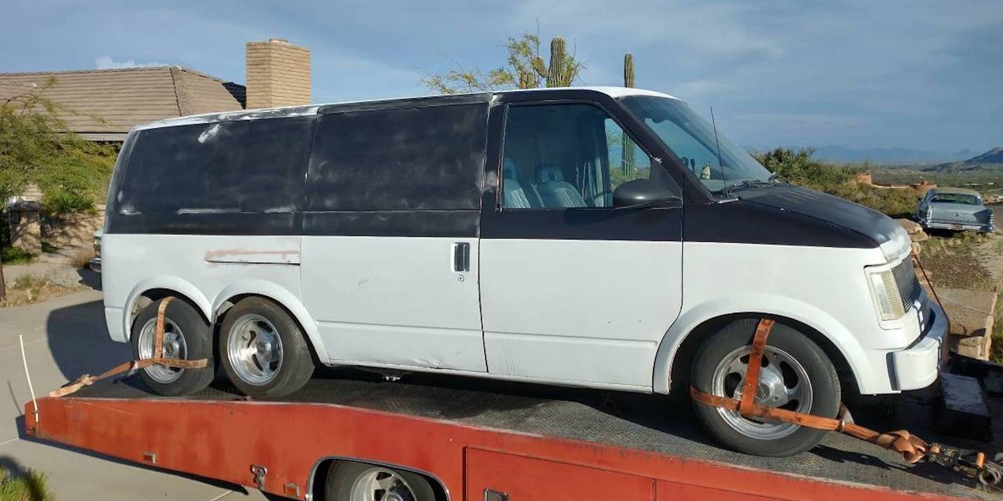 Think of All the Potential In This 6-Wheel 1985 Chevy Astro Van for Sale