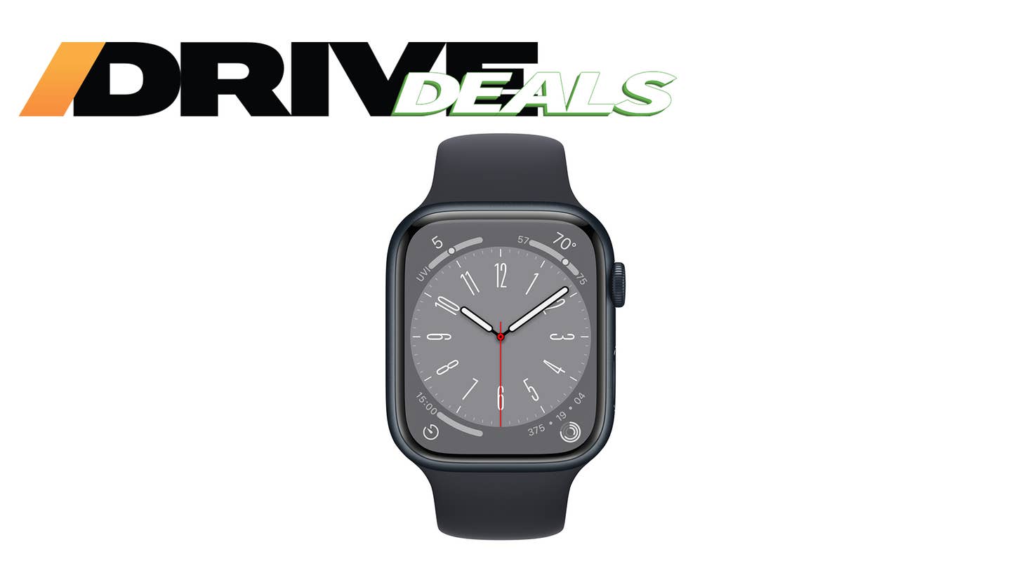 Apple Watch Series 8 [GPS 45mm] Smart Watch w/ Midnight Aluminum Case with Midnight Sport Band