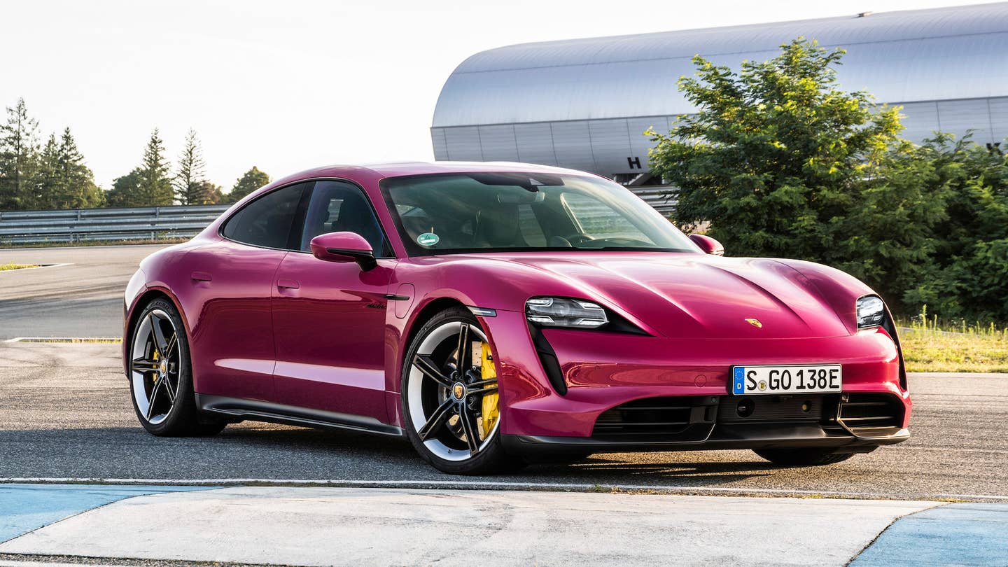 2023 Porsche Taycan Lineup Gets Range Increase, Still Maxes Out at 246 Miles