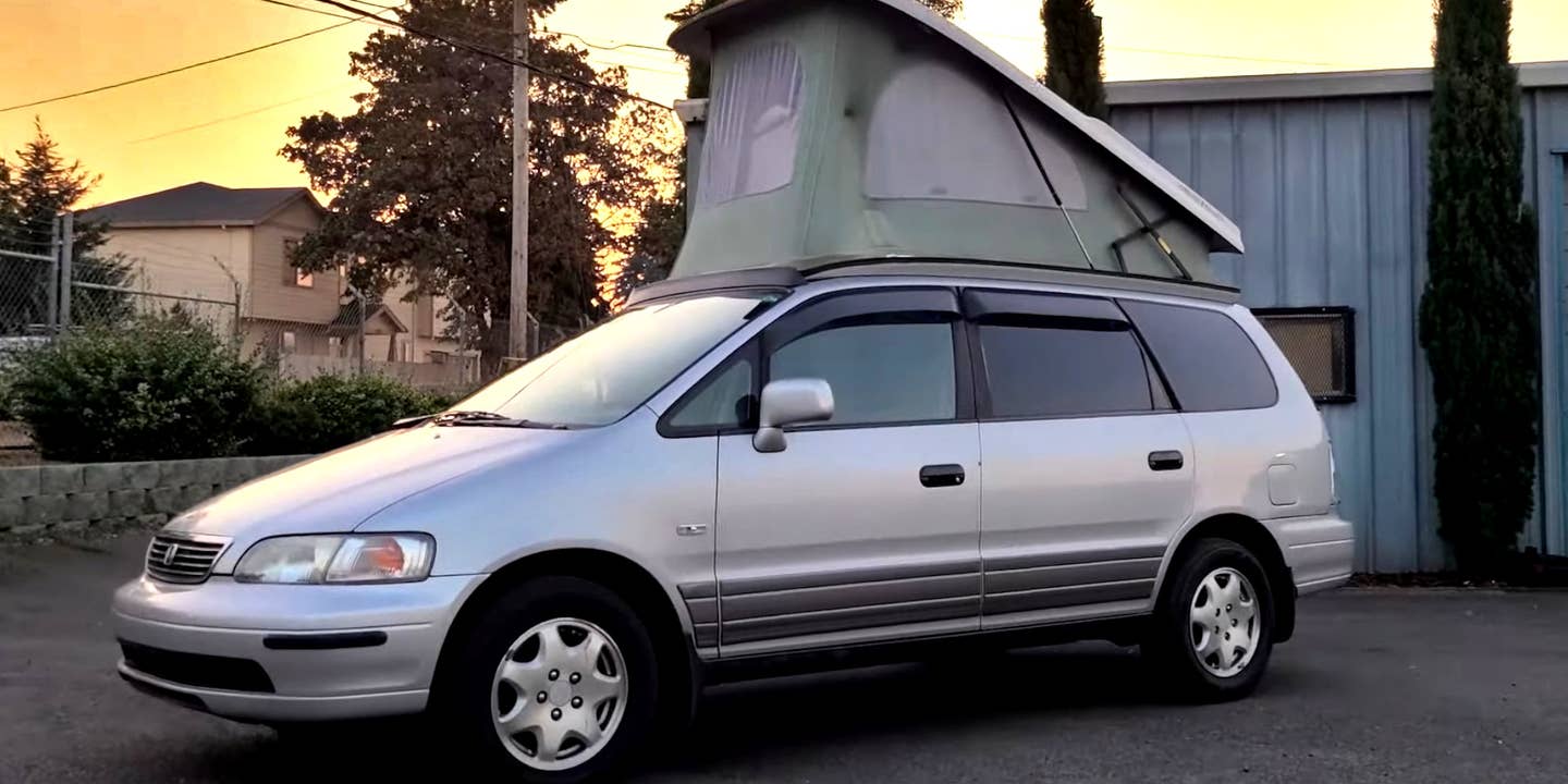 Rare Honda Odyssey Pop Top With AWD Is the Perfect Camping Companion