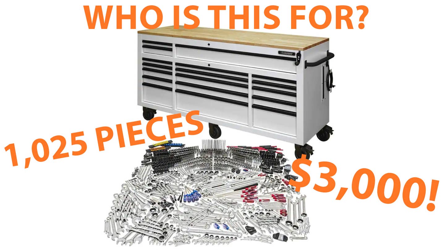Who Is This $3,200, 1,000-piece Mechanic’s Tool Set From Home Depot For?