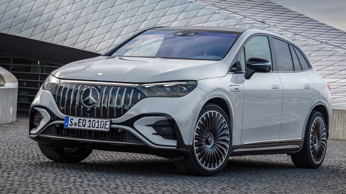 The 2024 Mercedes-AMG EQE SUV Is 3 Tons of 677-HP Fun