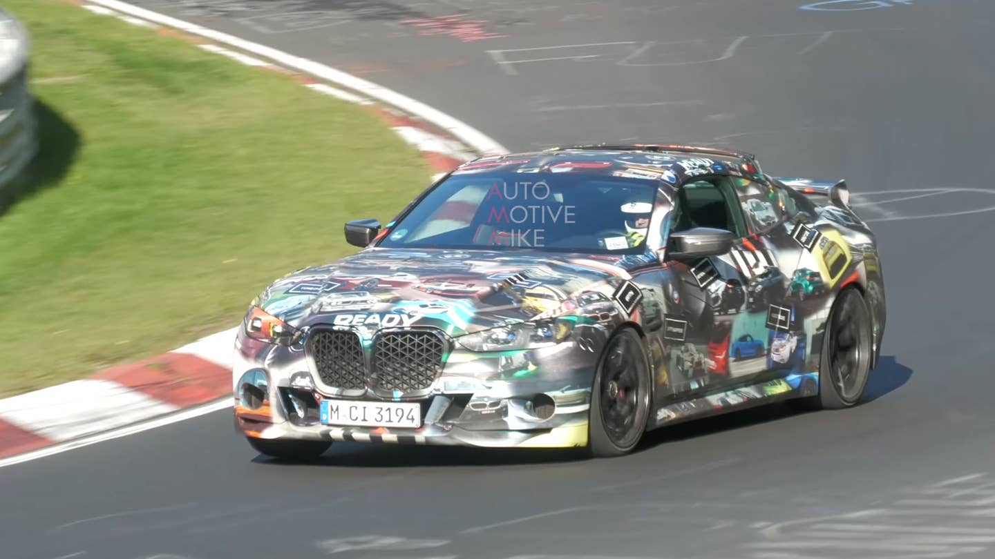 Watch the New BMW 3.0 CSL Hommage Rip Around the Nürburgring
