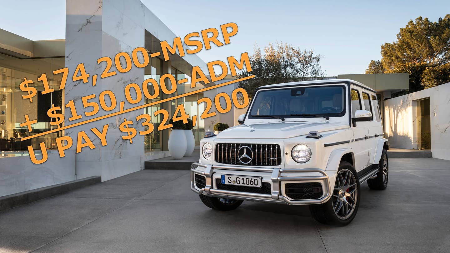 Someone Reportedly Paid $150K Over Sticker for a 2021 Mercedes-AMG G63