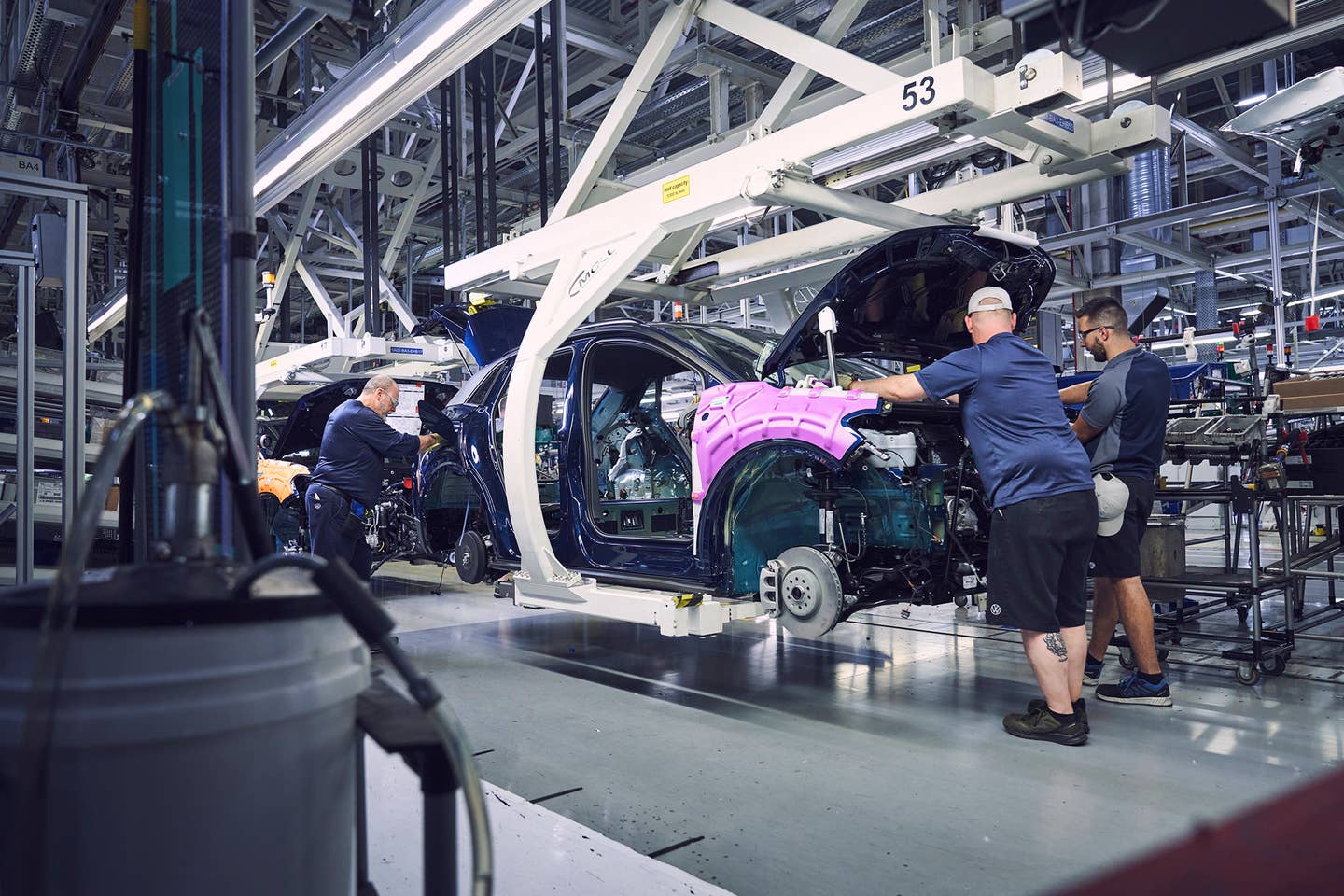 Volkswagen has plans to increase ID.4 EV production at its Chattanooga, Tennessee, plant to 7,000 cars a month in Q4. <em>Volkswagen</em>