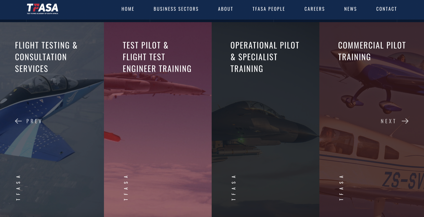 The homepage of the TFASA includes images of the Hongdu L-15 and J-16 Flanker, both used by the PLA. <em>TFASA</em>
