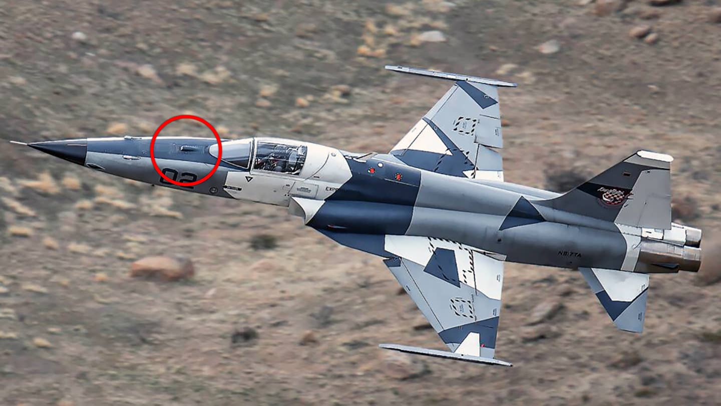 Tactical Air Support's F-5AT tests TacIRST
