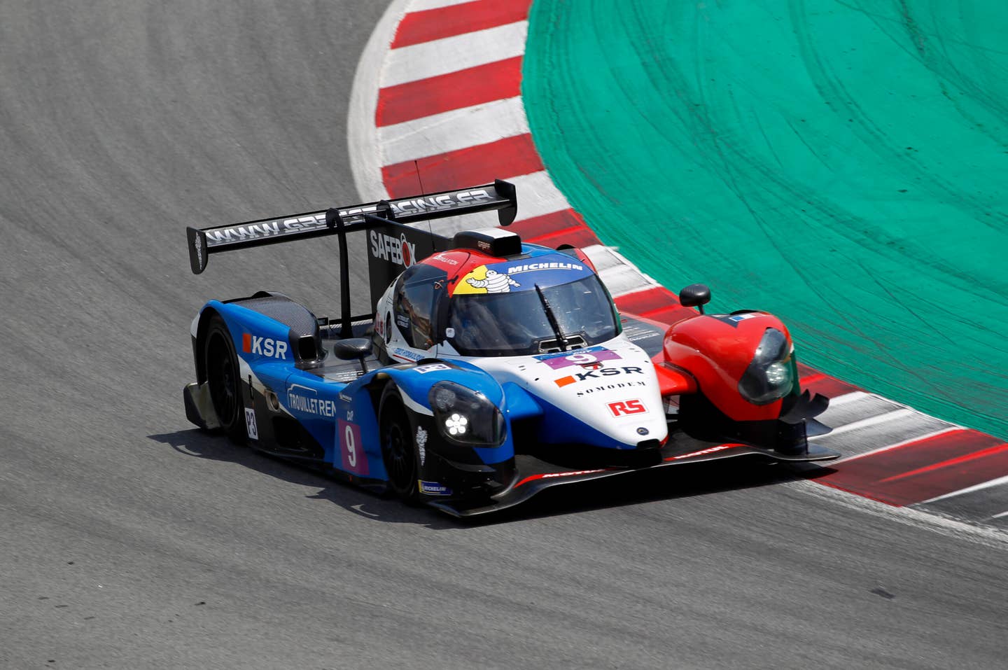 Norma M 30 Nissan of  E. Trouillet and A. Trouillet (Graff) during the training sessions of the Michelin Le Mans Cup corresponding to the European Le Mans Series at the Barcelona-Catalunya circuit, on 19th jULY 2019, in Barcelona, Spain. 
 -- (Photo by Urbanandsport/NurPhoto via Getty Images)