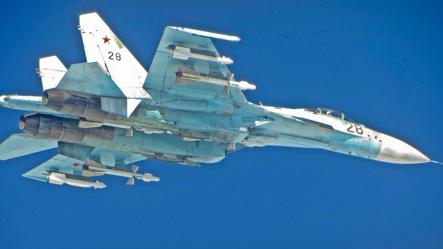 Russian Su-27 Released Missile During Intercept Of British RC-135 Spy Plane