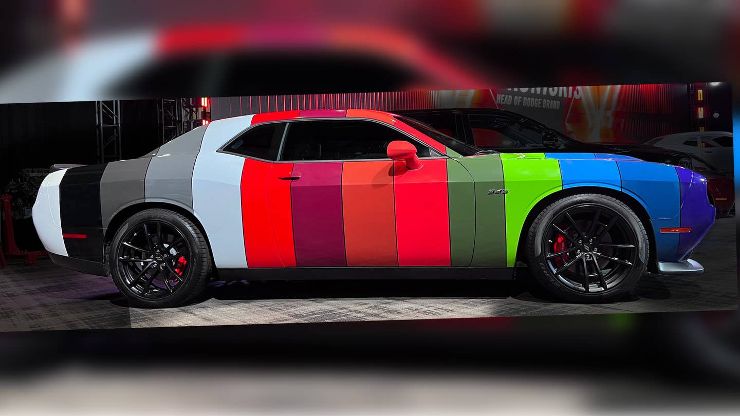 2023 Dodge Challenger Official Wrap Features Every Factory Paint Color for $3,700