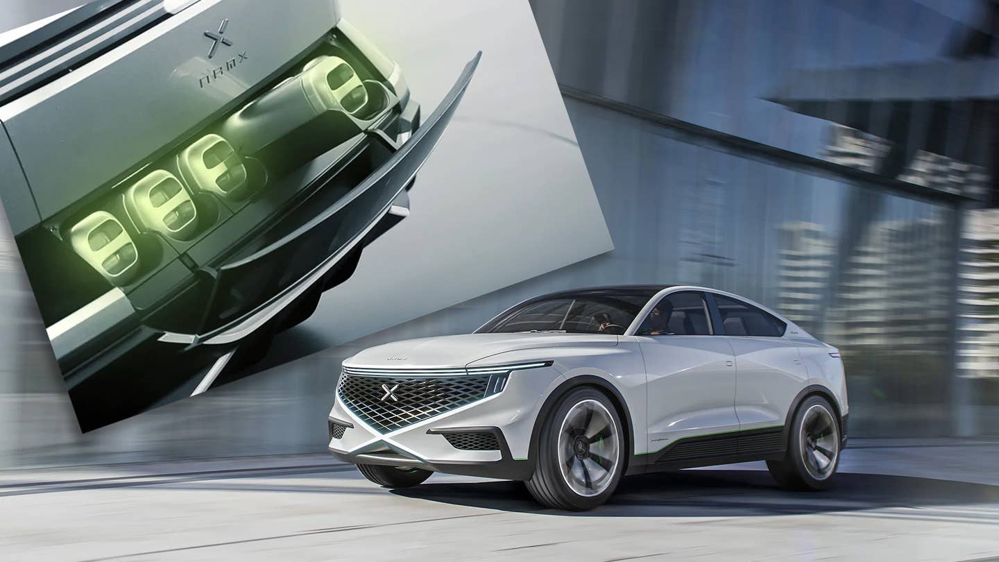 This Strange-Looking Concept SUV Uses Swappable Hydrogen Bottles to Boost Range