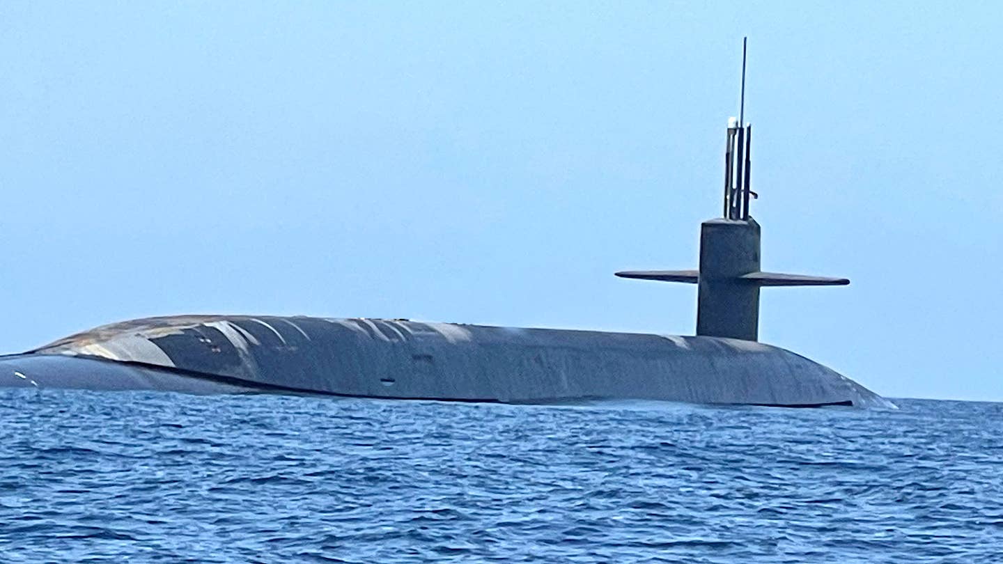 USS <em>West Virginia</em> in the Arabian Sea earlier in 2022.
