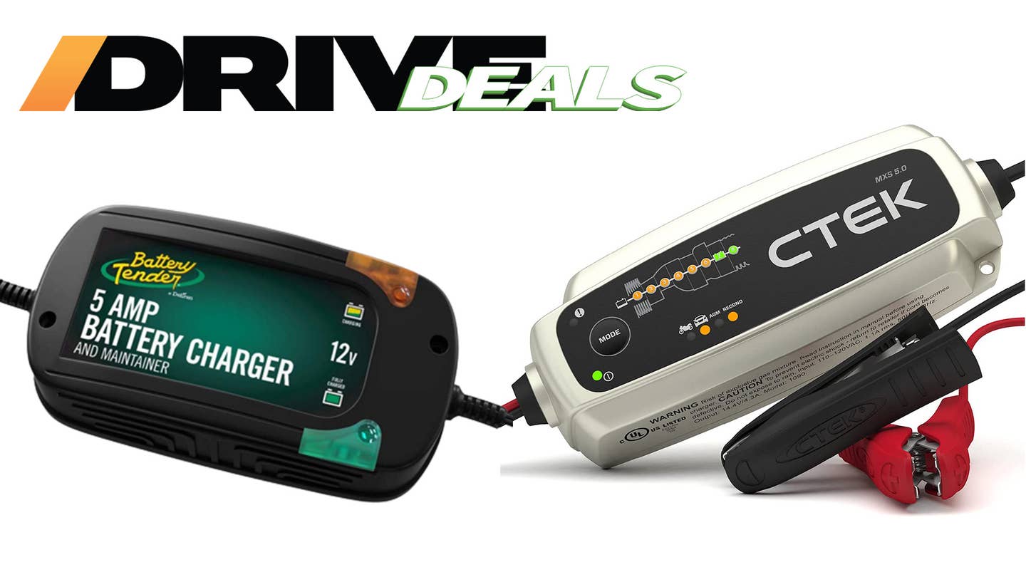 the drive deals trickle charger battery maintainer