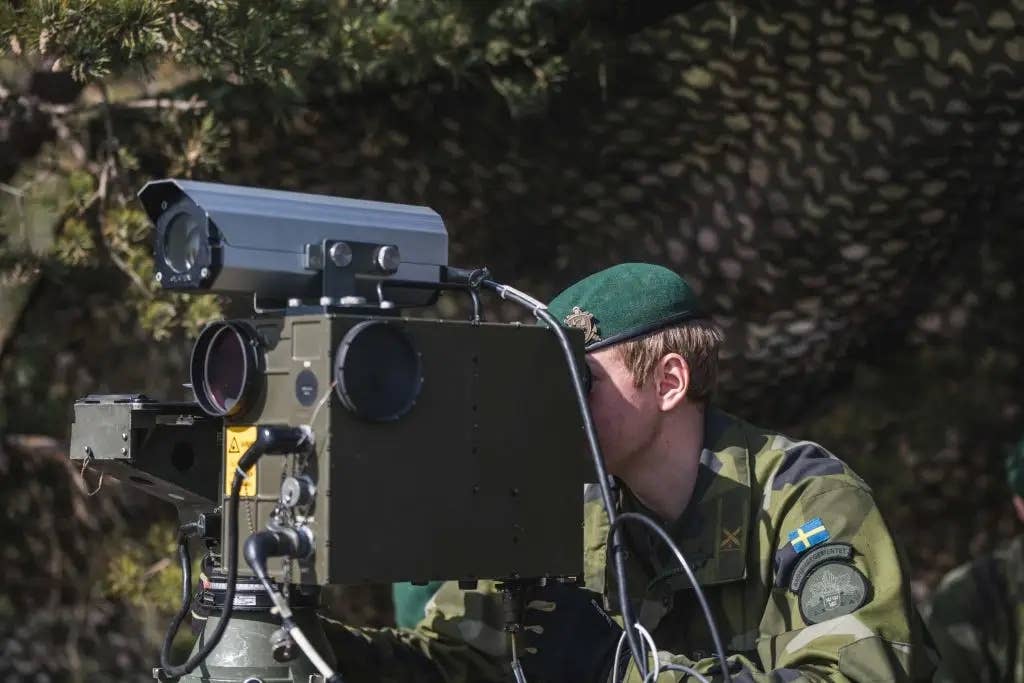The RBS-17 sighting and laser designation system. (Swedish Armed Forces)