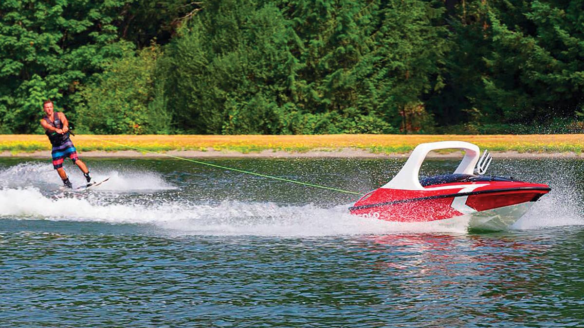 Check Out This Personal Waterski That You Can Control With the Tow Bar