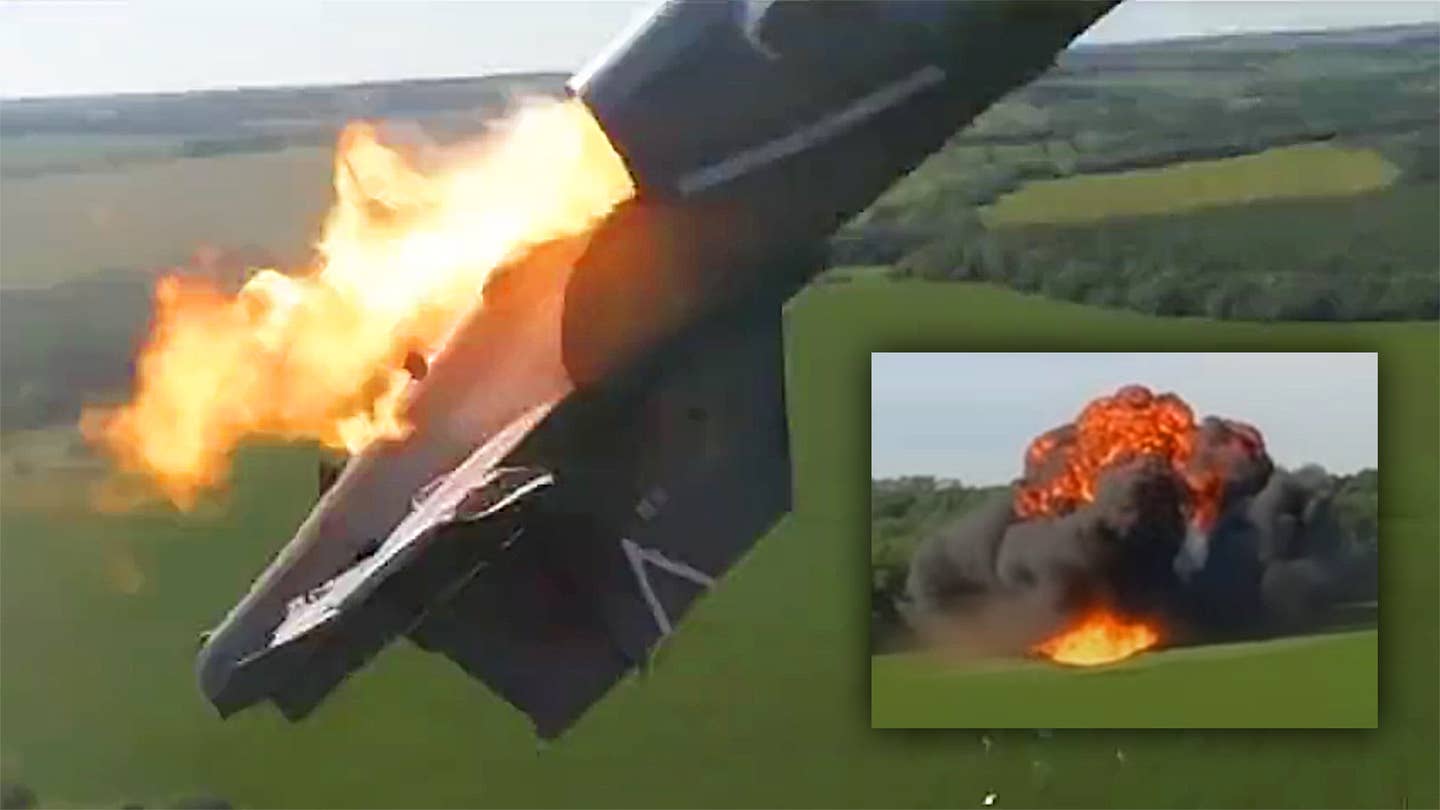 Russian Pilot’s Ejection From An Su-25 Seen In Incredible Headcam Video