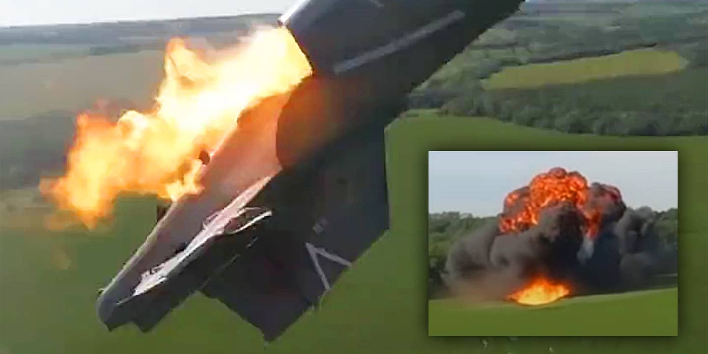 Russian Pilot’s Ejection From An Su-25 Seen In Incredible Headcam Video